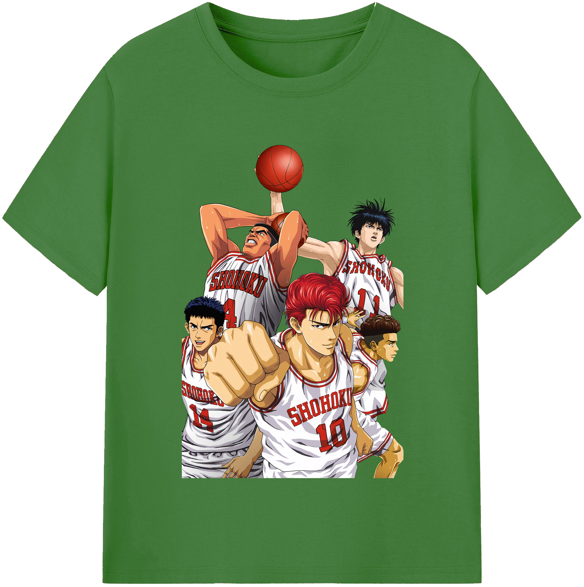 （画像用） SLAM DUNK／スラムダンク レディースカジュアルプリントTシャツ（綿100％）